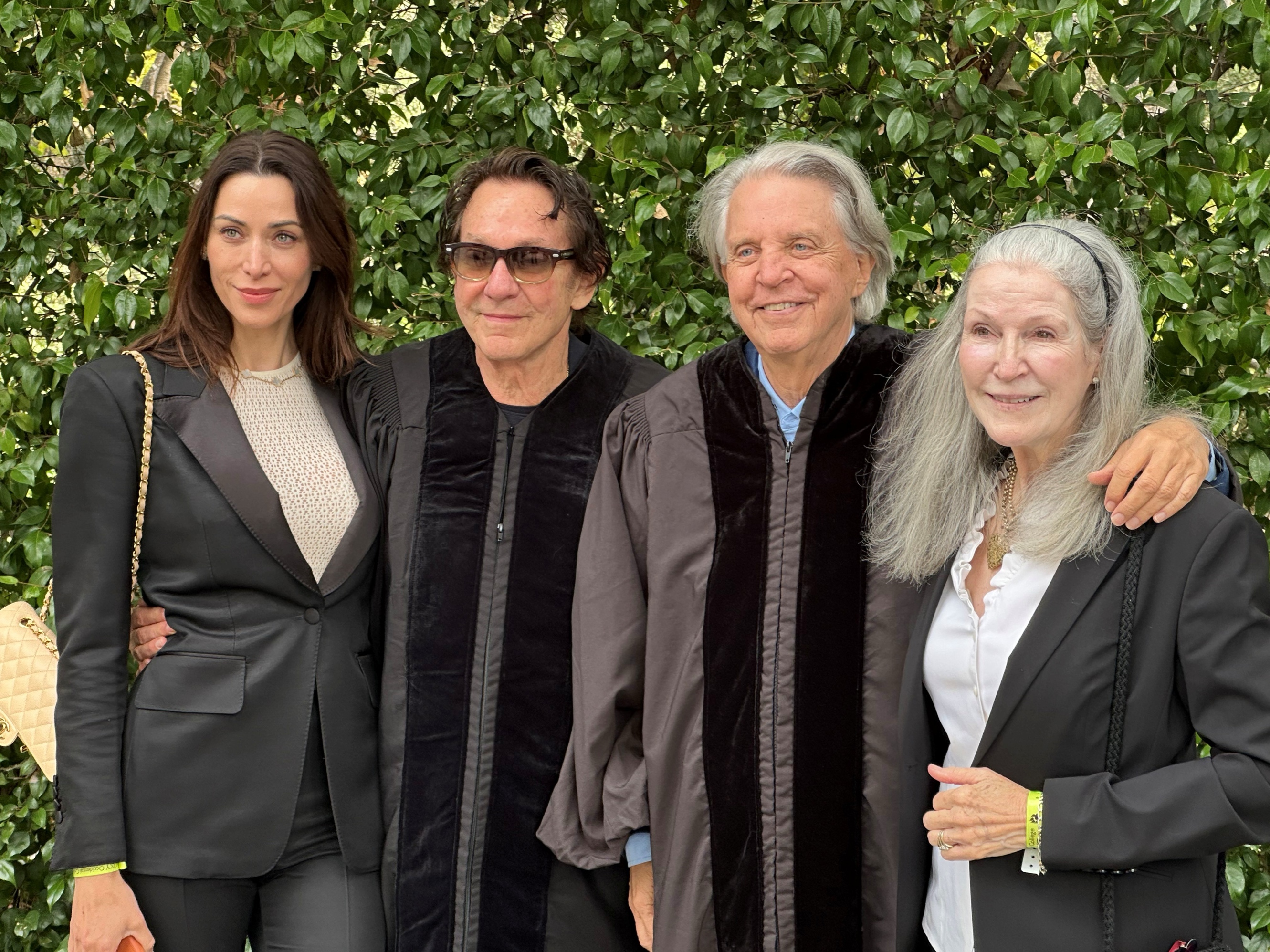 photo of Christina & John Branca, Mike & Linda Curb